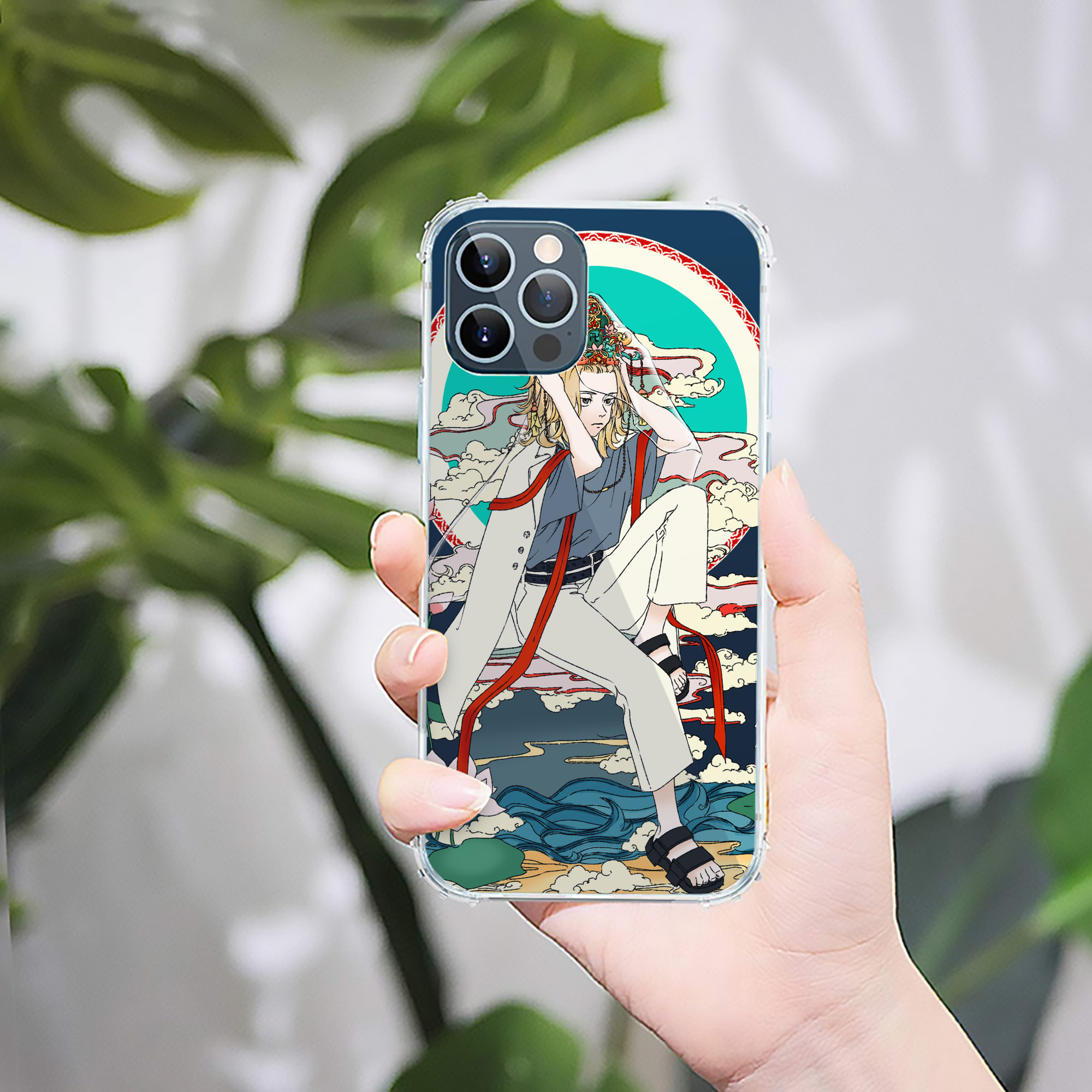 （画像用） 東京リベンジャーズ Tokyo Revengers 【iPhone 12シリーズ対応】透明スマホケース（クリアソフトケース）